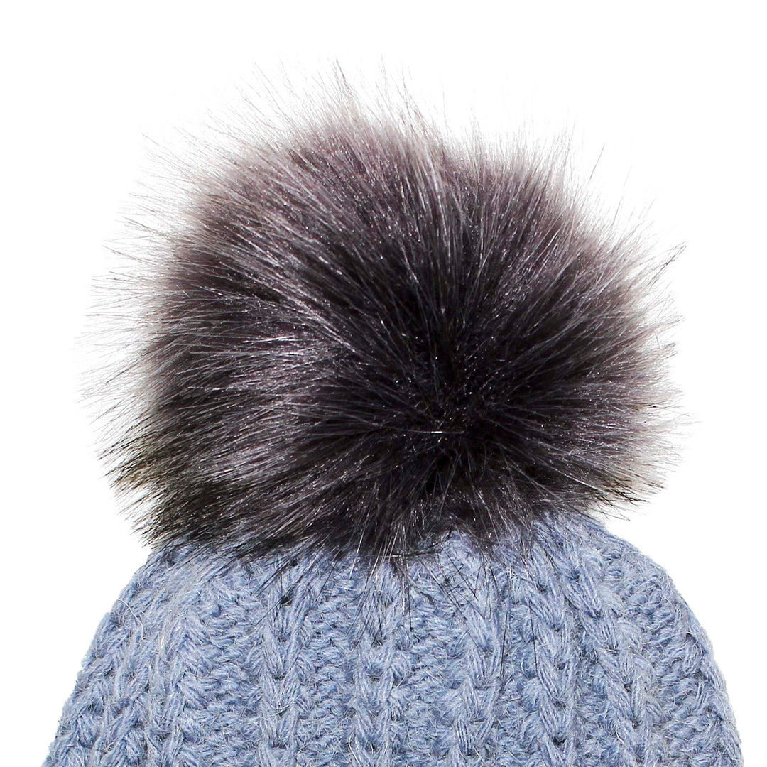 Fisherman Stitch Pom Pom Hat Stay Cozy & Stylish with Fisherman Stitch Pom Pom Hat