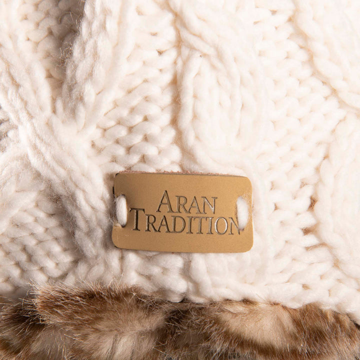 Aran Cable Trapper Hat Aran Cable Trapper Hat | Chunky Knit Design | Faux Fur Lined