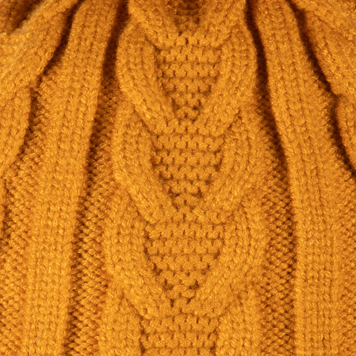 Shop Fine Cable Lined Pom Pom Hat | Premium Acrylic Knit