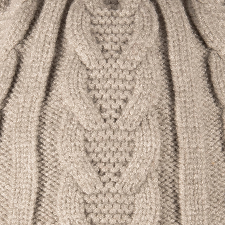 Shop Fine Cable Lined Pom Pom Hat | Premium Acrylic Knit