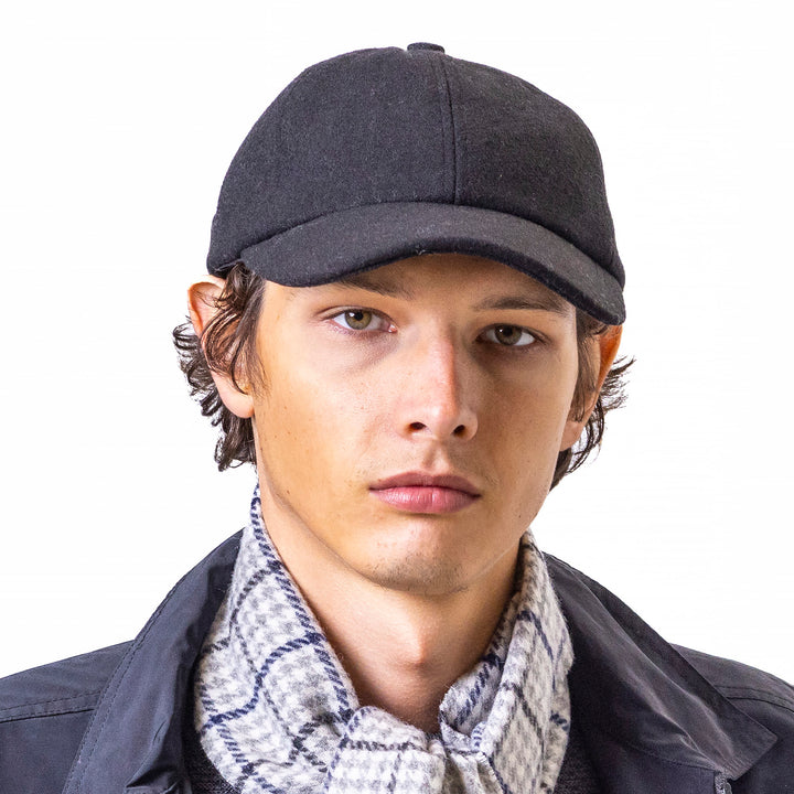Felt Tweed Baseball Cap 