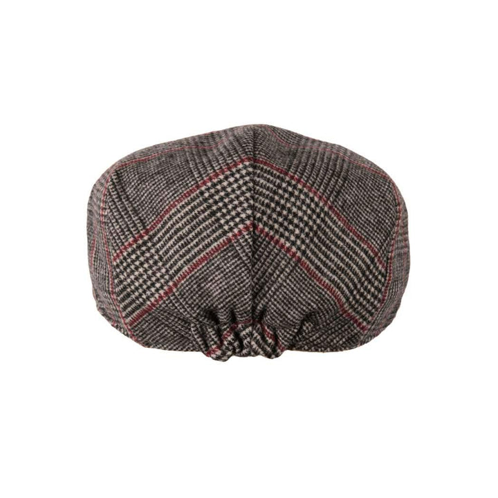 Arthur Tweed Flat Cap - Unisex, Elasticated Back, Wool Mix Fabric