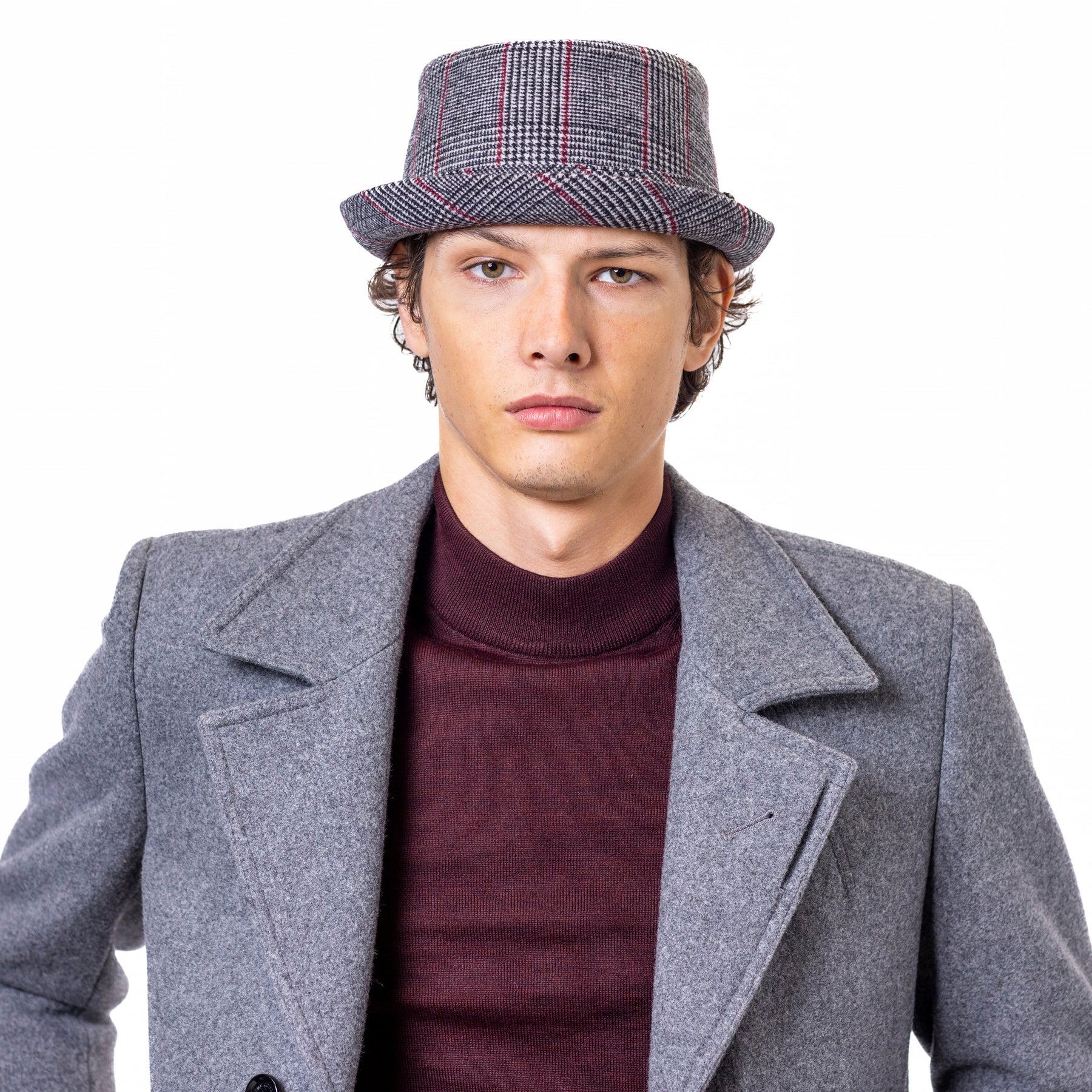 Doyle Tweed Pork Pie Hat - Timeless Classic Design – Heritage Traditions