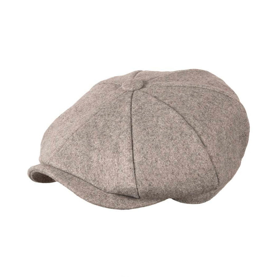 Carlyle Felt Newsboy Cap | Modern Peaky Panel Shape