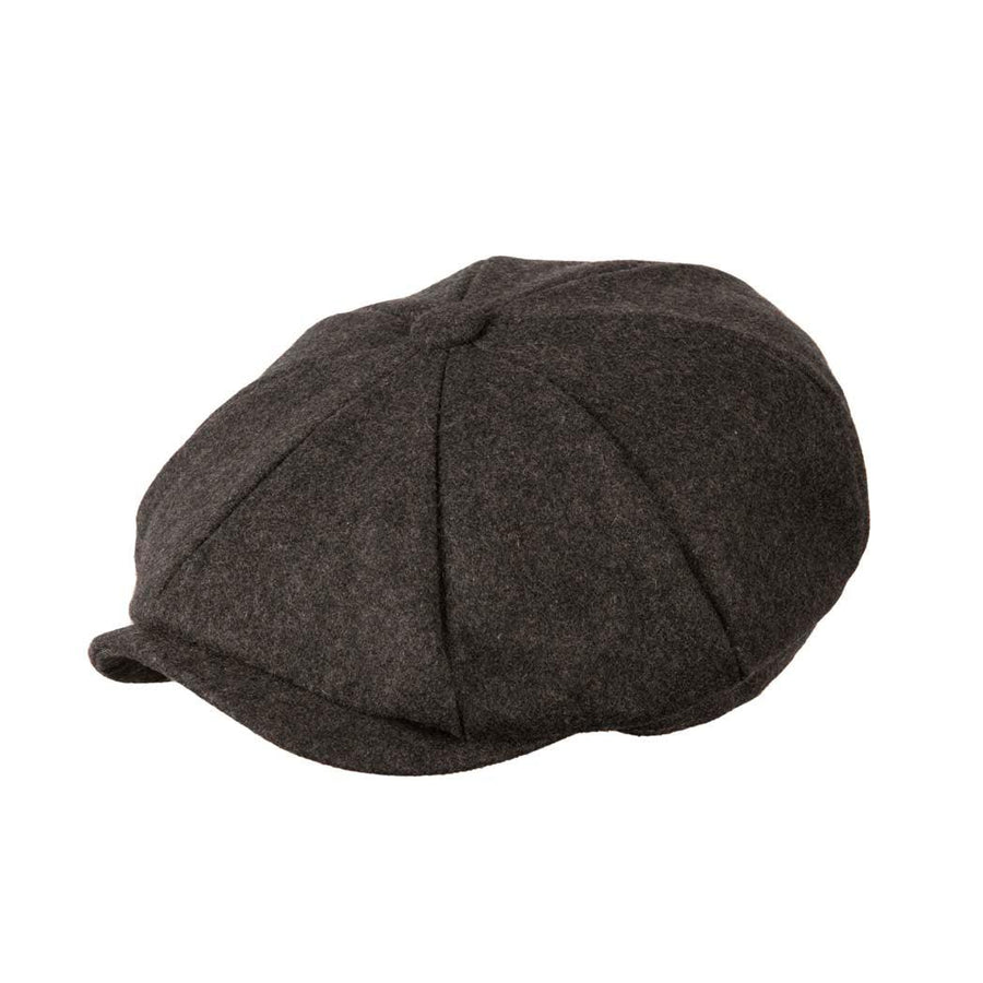 Carlyle Felt Newsboy Cap | Modern Peaky Panel Shape