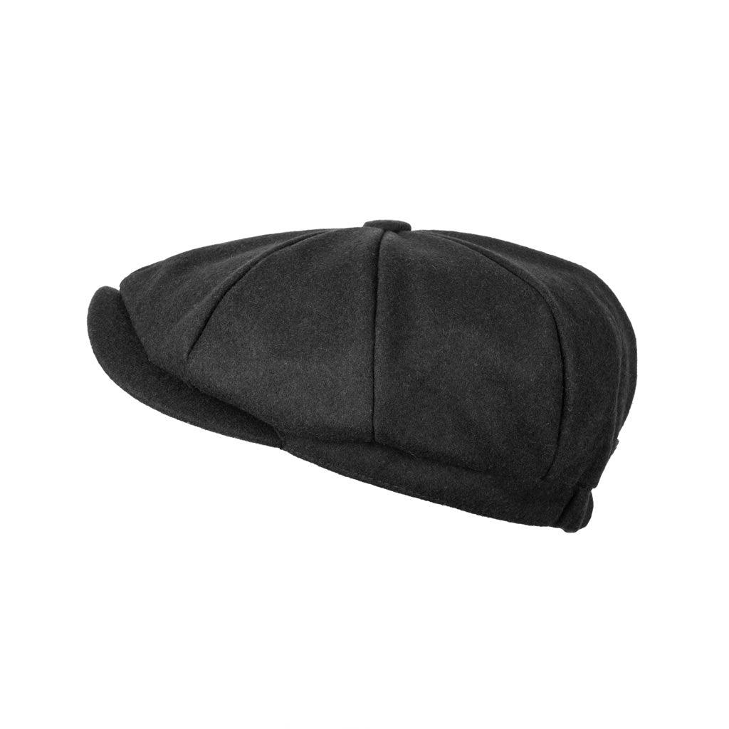 Carlyle Felt Newsboy Cap | Modern Peaky Panel Shape