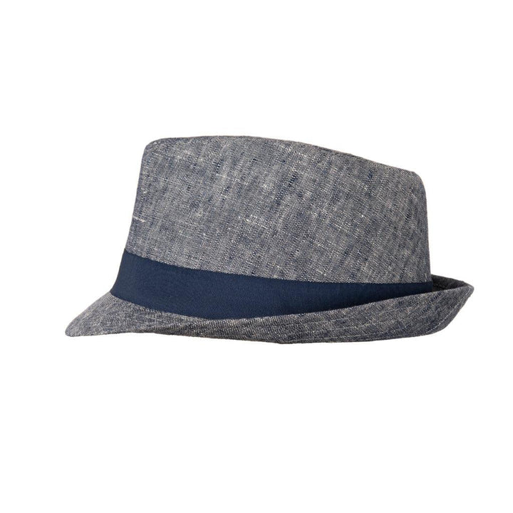 Shop the Stylish Elwood Linen Trilby Hat | Lightweight and Timeless