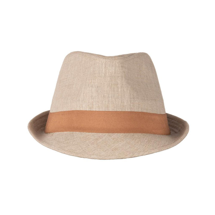 Shop the Stylish Elwood Linen Trilby Hat | Lightweight and Timeless