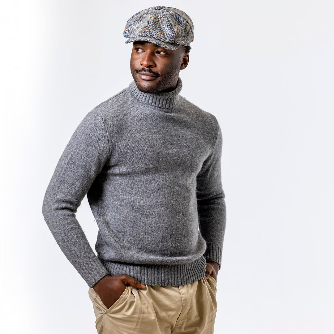 Heritage Traditions Carlyle Tweed Newsboy Cap | Elasticated Fit