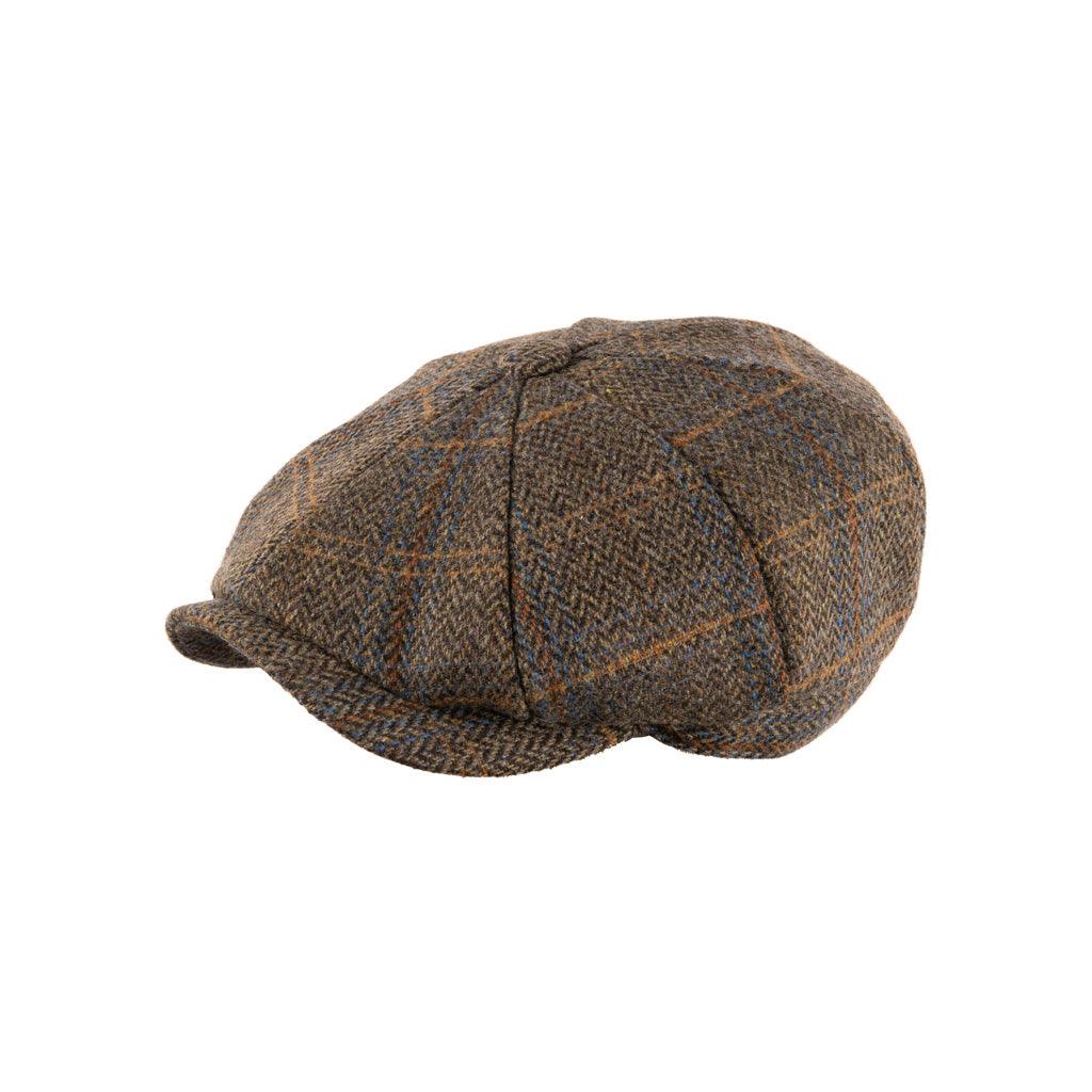 Heritage Traditions Carlyle Tweed Newsboy Cap Elasticated Fit