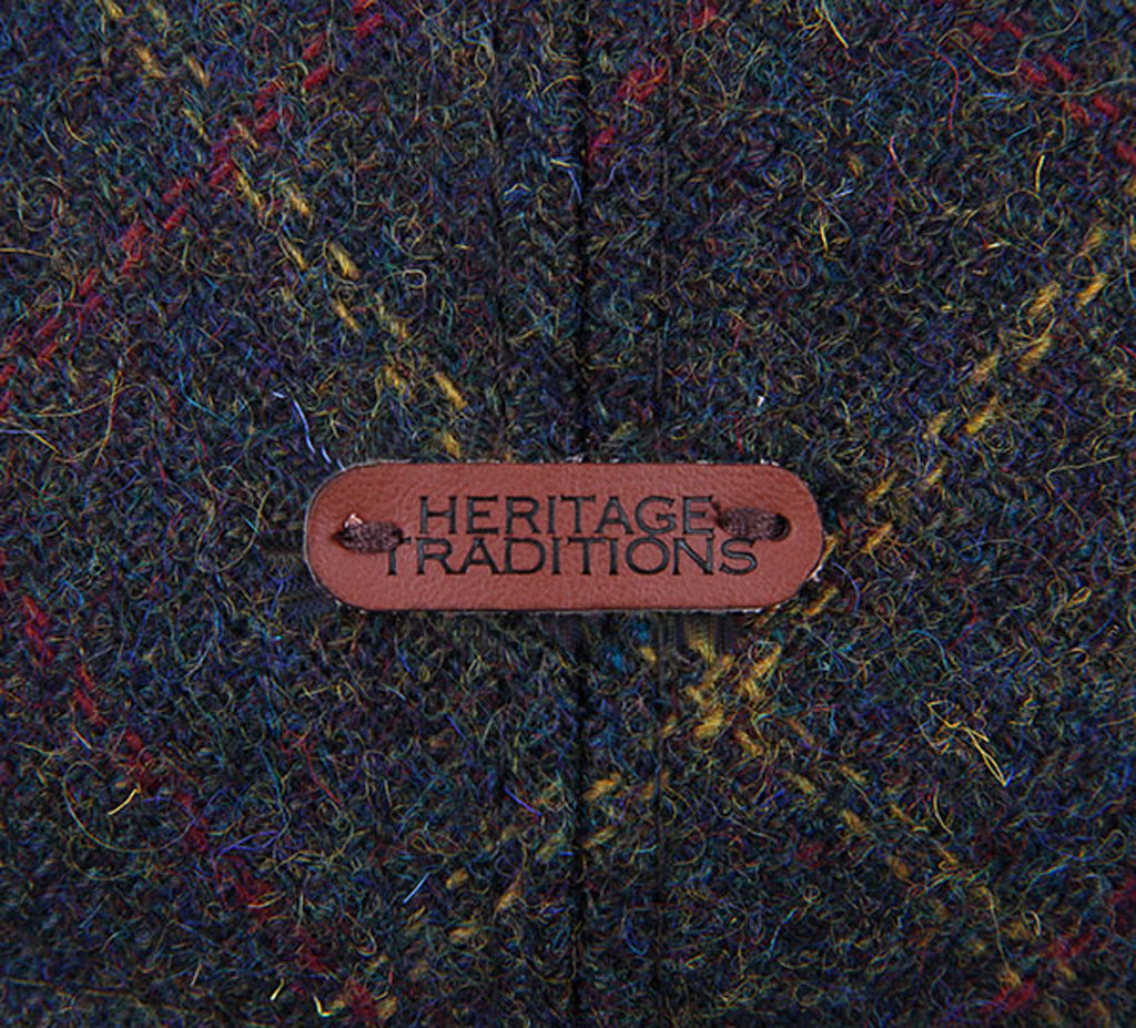 Tweed Ear Flat Cap - Padded Flat Cap with Internal Ear Flaps
