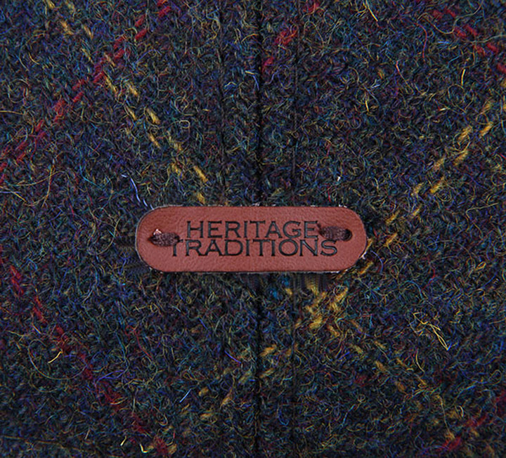Tweed Ear Flat Cap - Padded Flat Cap with Internal Ear Flaps