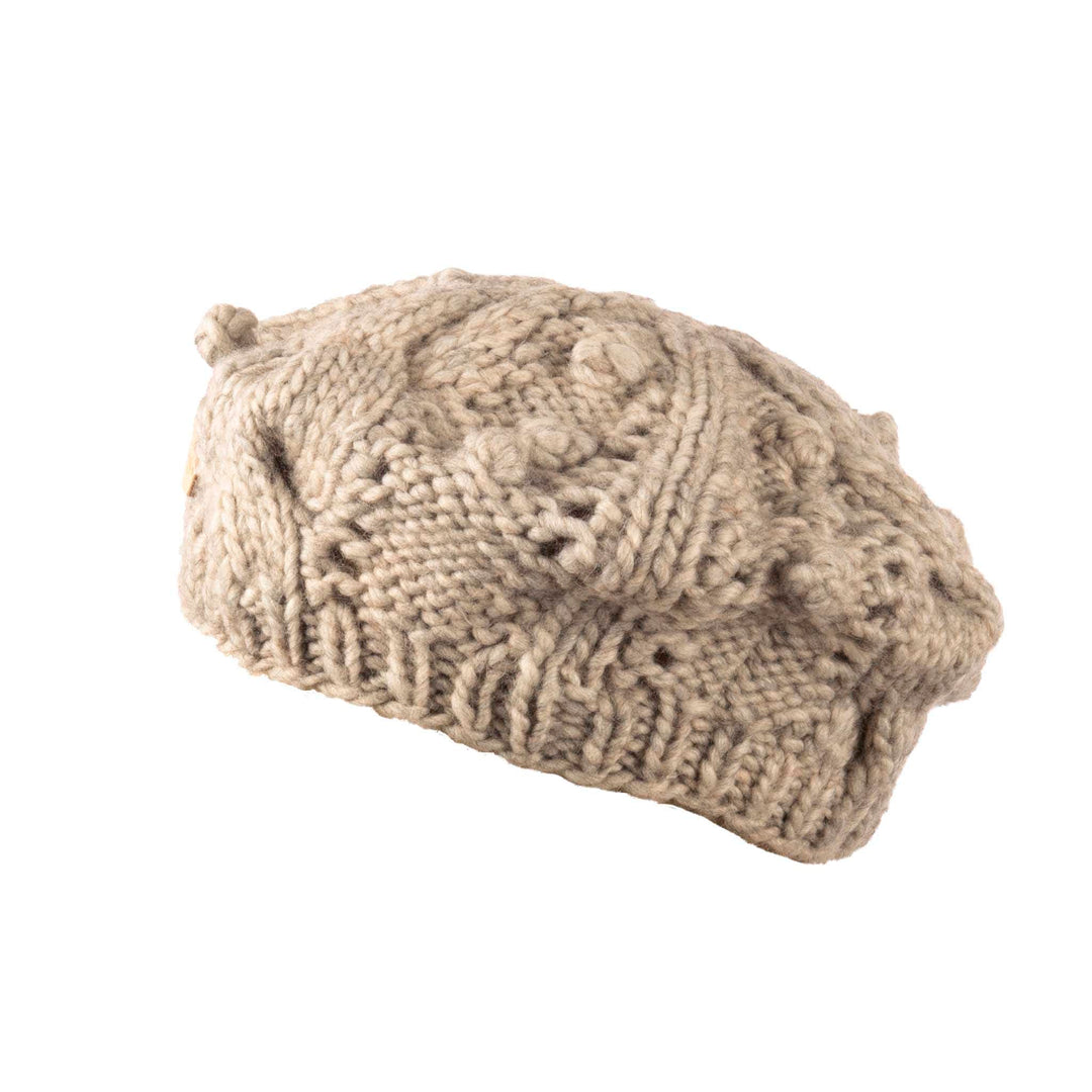 Aran Lace Cable Beret Hat Aran Lace Cable Beret Hat | Chunky Cable Lace Knit