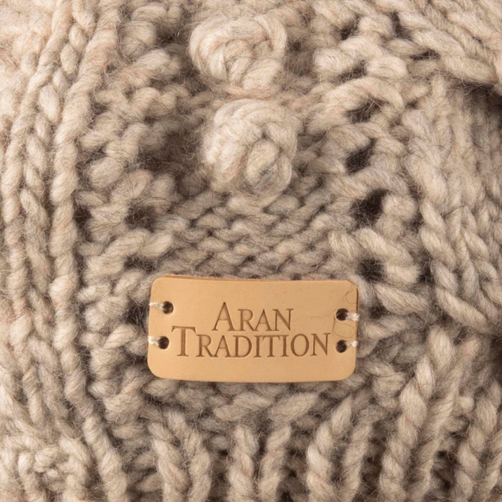 Aran Lace Cable Beret Hat Aran Lace Cable Beret Hat | Chunky Cable Lace Knit