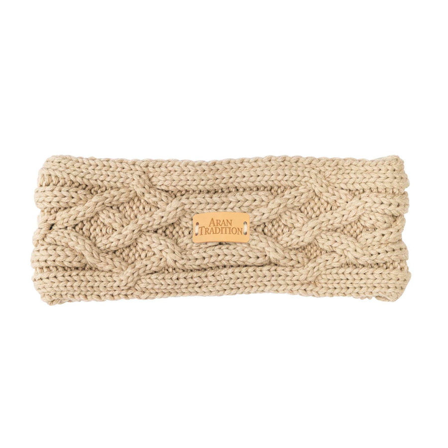 Aran Cable Knit Headband Stay Warm & Stylish with Aran Cable Knit Headband