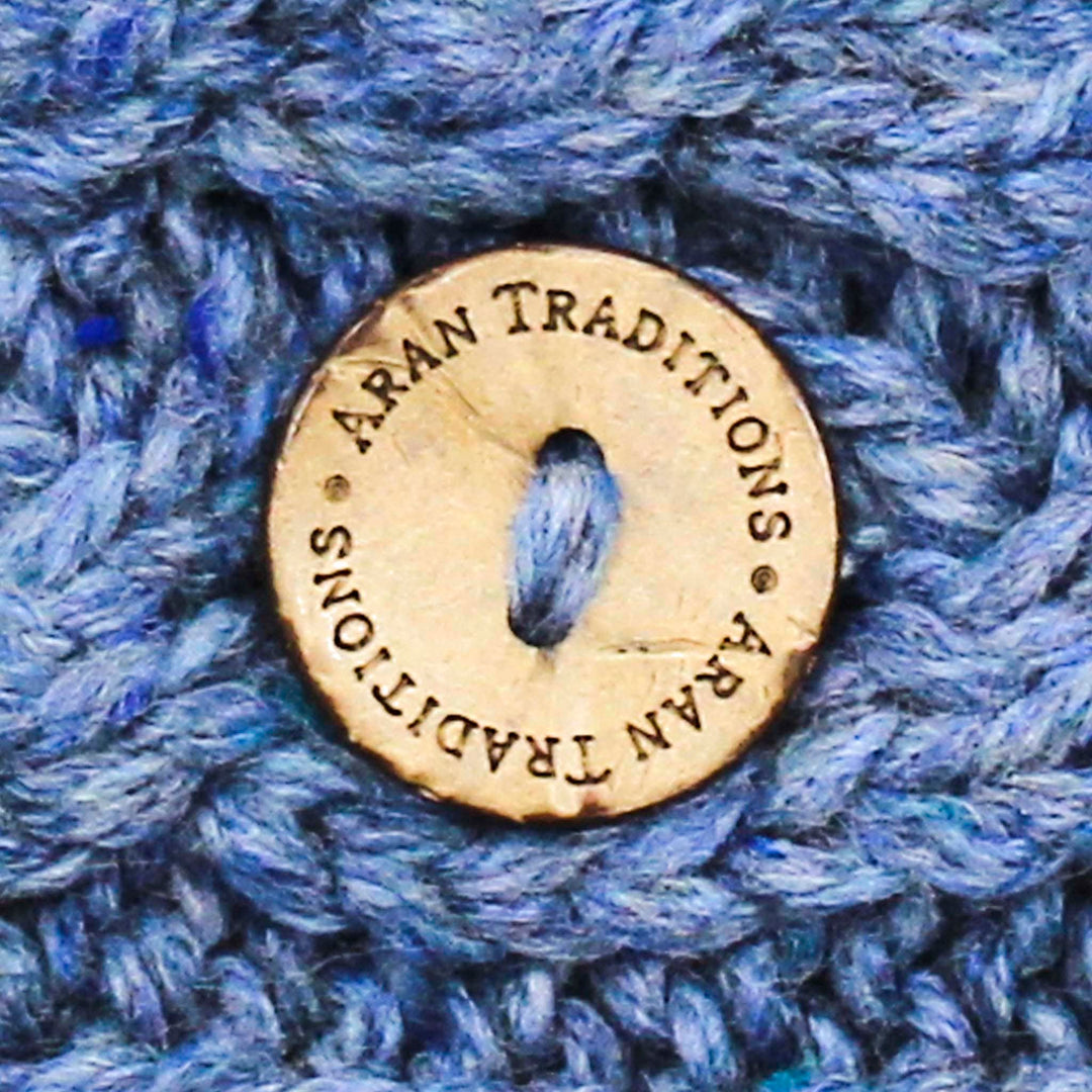 Aran Donegal Cable Button Headband Stay Cozy and Chic with Aran Donegal Cable Button Headband