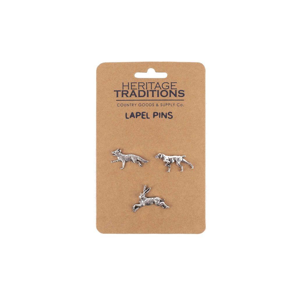 Heritage Lapel Pin Badge 3 Pack 