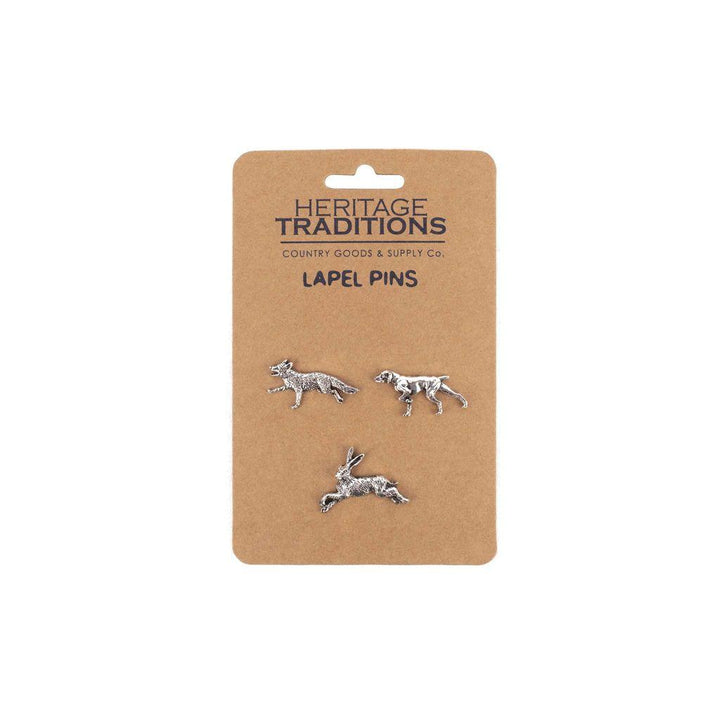Heritage Lapel Pin Badge 3 Pack 