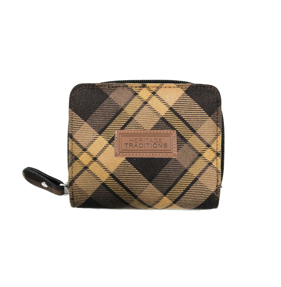 Heritage Traditions Women's Check Zip Purse - Multiple Colours