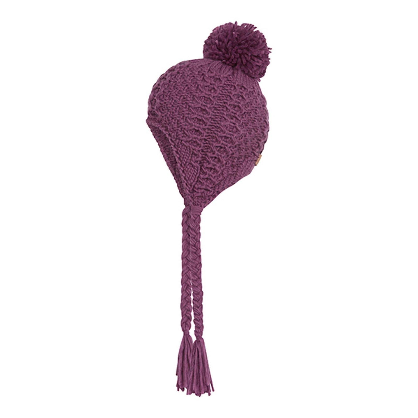 Honeycomb Knit Pom Pom Trapper Hat Stay Cozy & Chic with Honeycomb Knit Pom Pom Trapper Hat