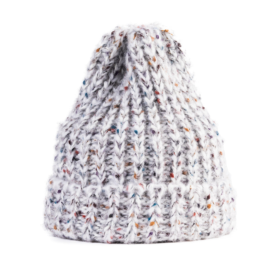 Donegal Chunky Fisherman Rib Beanie by Heritage Traditions