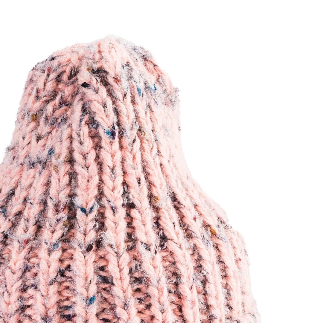 Donegal Chunky Fisherman Rib Beanie by Heritage Traditions