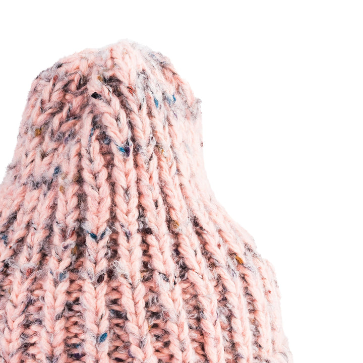 Donegal Chunky Fisherman Rib Beanie by Heritage Traditions
