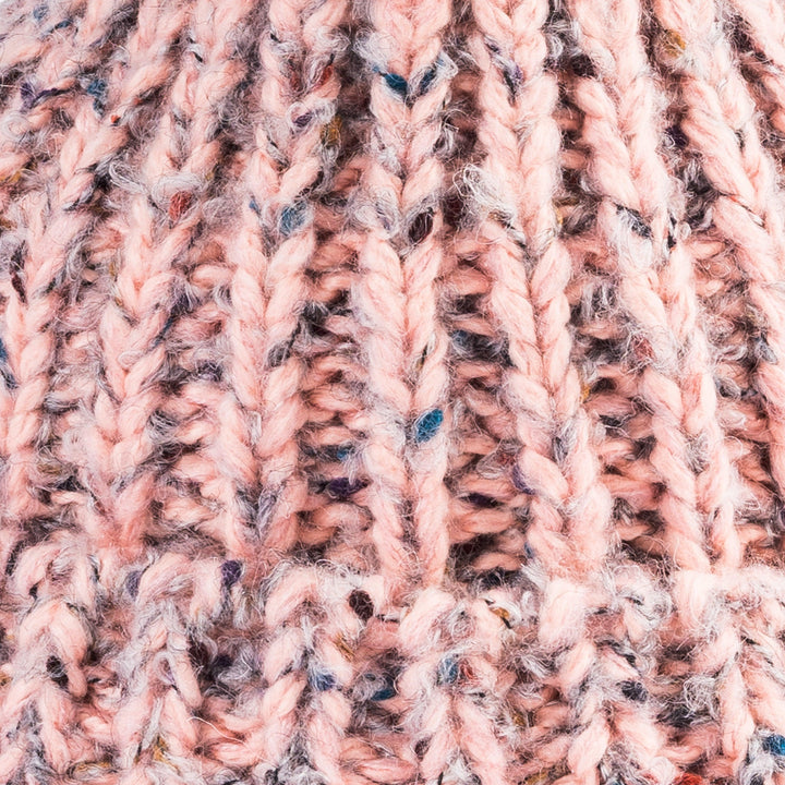 Donegal Chunky Fisherman Rib Beanie by Heritage Traditions