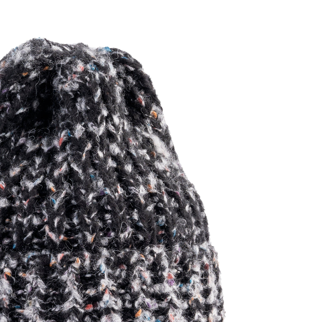Donegal Chunky Fisherman Rib Beanie by Heritage Traditions