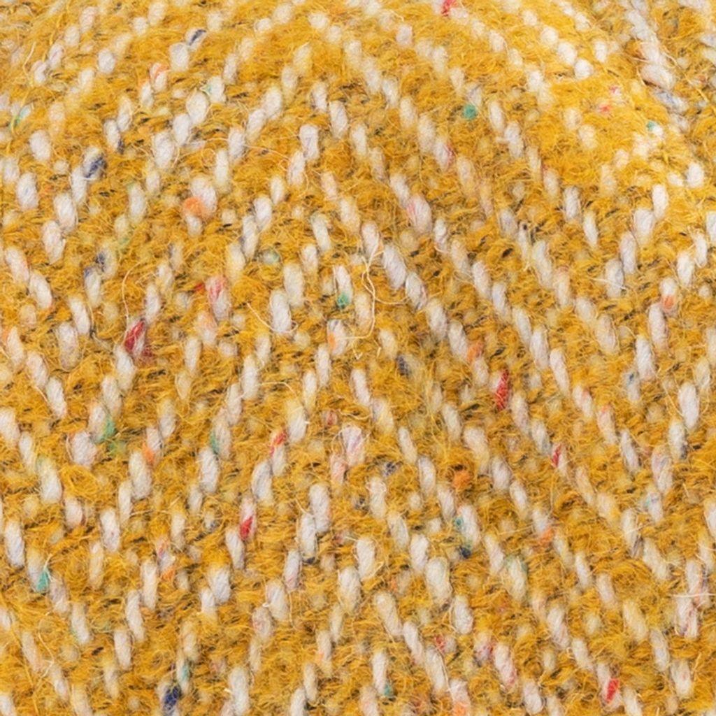 Donegal Herringbone Baker Boy Cap in Yellow | Heritage Traditions