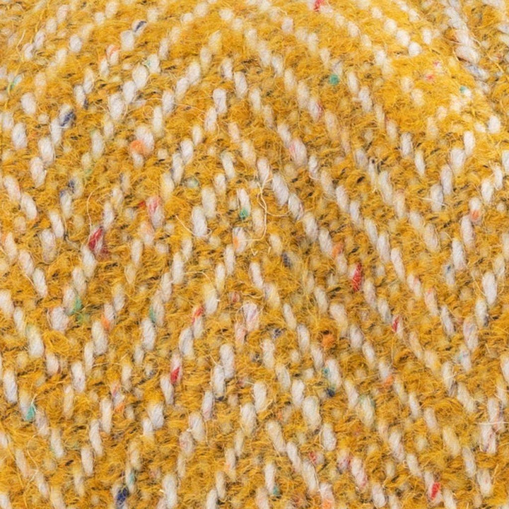Donegal Herringbone Baker Boy Cap in Yellow | Heritage Traditions
