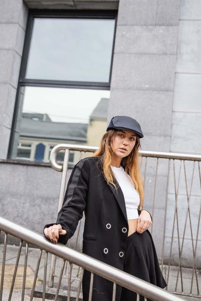Cotton Wax Quilt Cord Flat Cap | Classic Design with Modern Appeal
