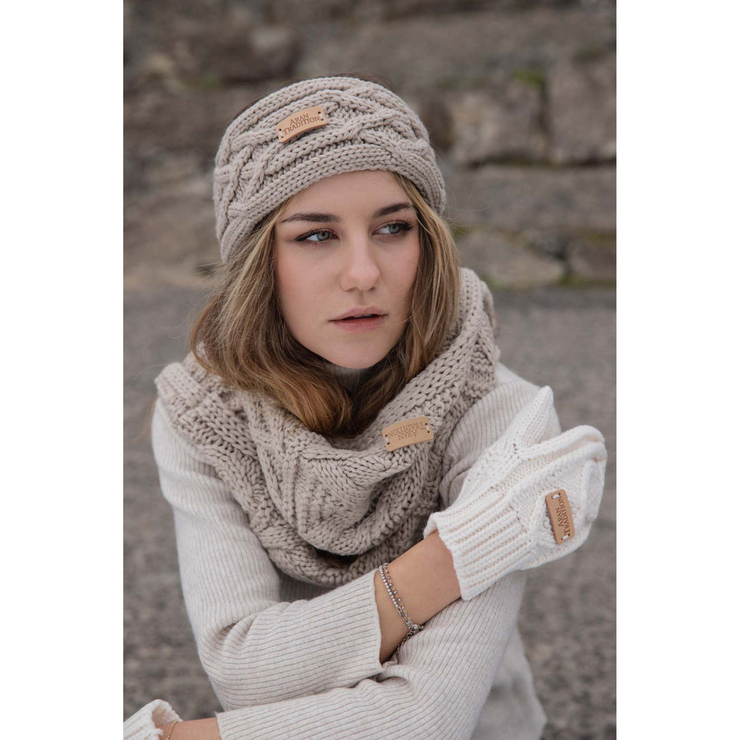 Stay Warm Stylish with Aran Cable Knit Headband – Heritage