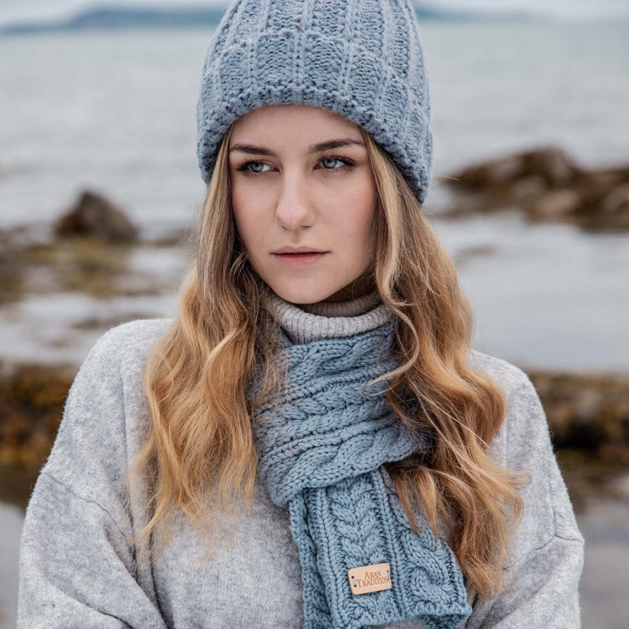 Aran Cable Knit Mittens Stay Cozy & Chic with Aran Cable Knit Mittens | Diamond Cable Design