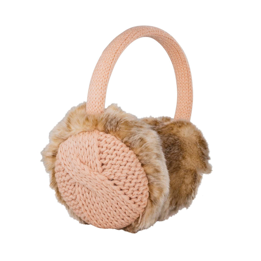 Aran Cable Ear Muffs Aran Cable Ear Muffs with Faux Fur Trim - Timeless 3GG Knit