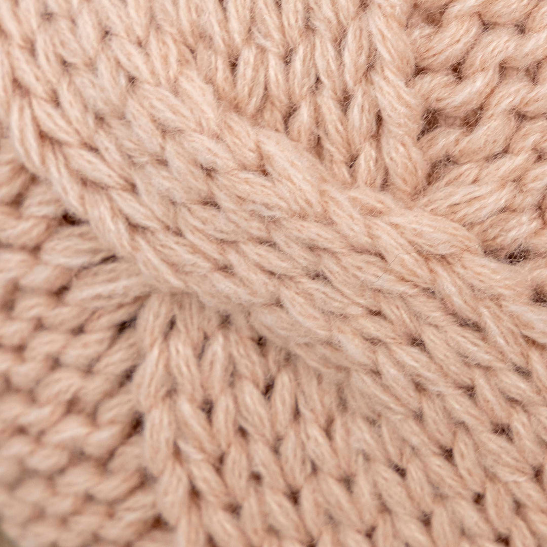 Aran Cable Ear Muffs Aran Cable Ear Muffs with Faux Fur Trim - Timeless 3GG Knit
