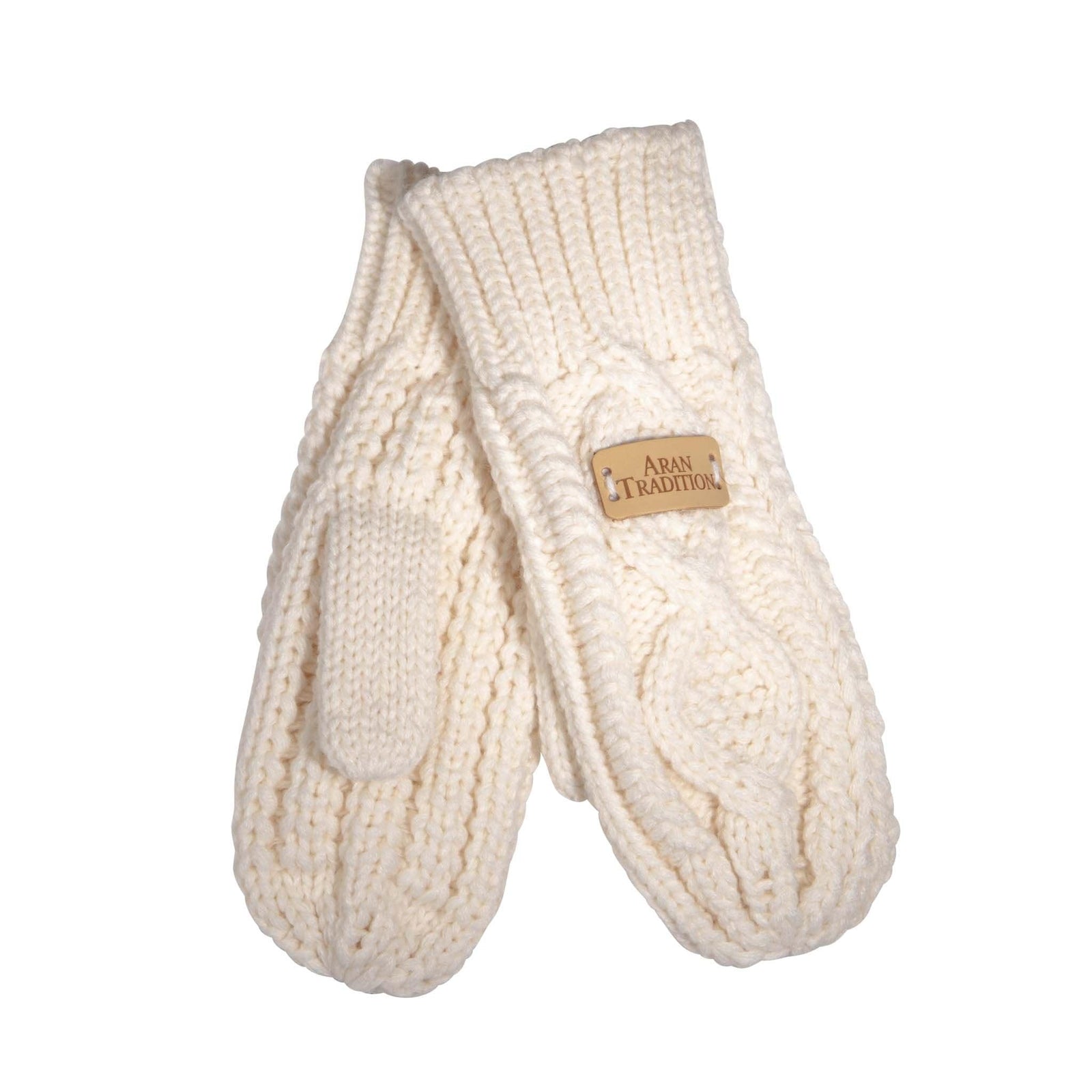 Aran Cable Knit Mittens Stay Cozy & Chic with Aran Cable Knit Mittens | Diamond Cable Design