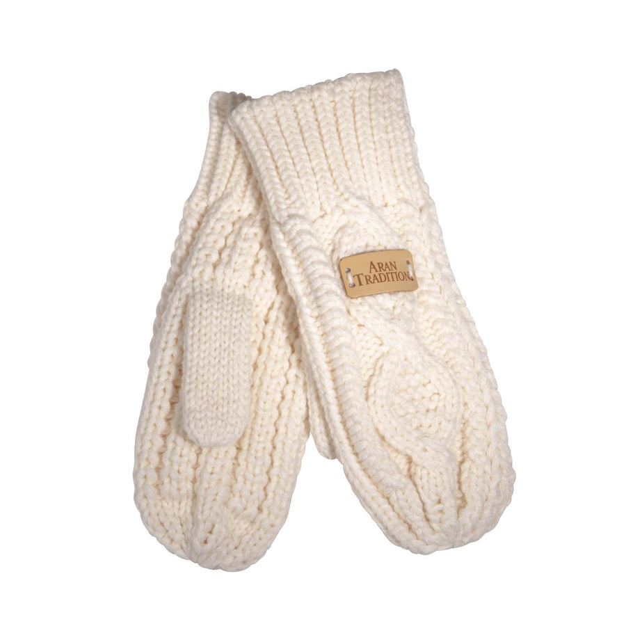 Aran Cable Knit Mittens Stay Cozy & Chic with Aran Cable Knit Mittens | Diamond Cable Design