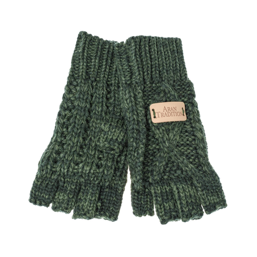 Aran Classic Cable Fingerless Gloves Aran Classic Cable Fingerless Gloves | Soft Cozy Knit Design