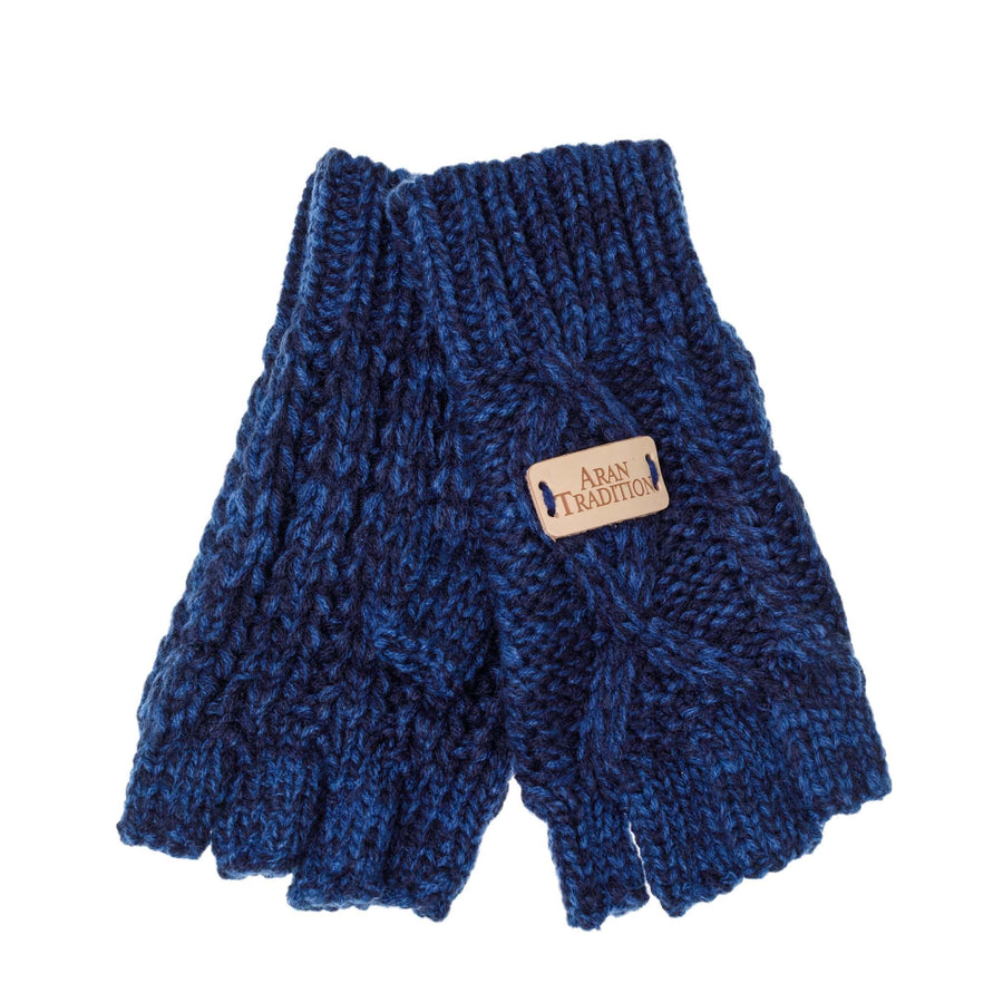 Aran Classic Cable Fingerless Gloves Aran Classic Cable Fingerless Gloves | Soft Cozy Knit Design