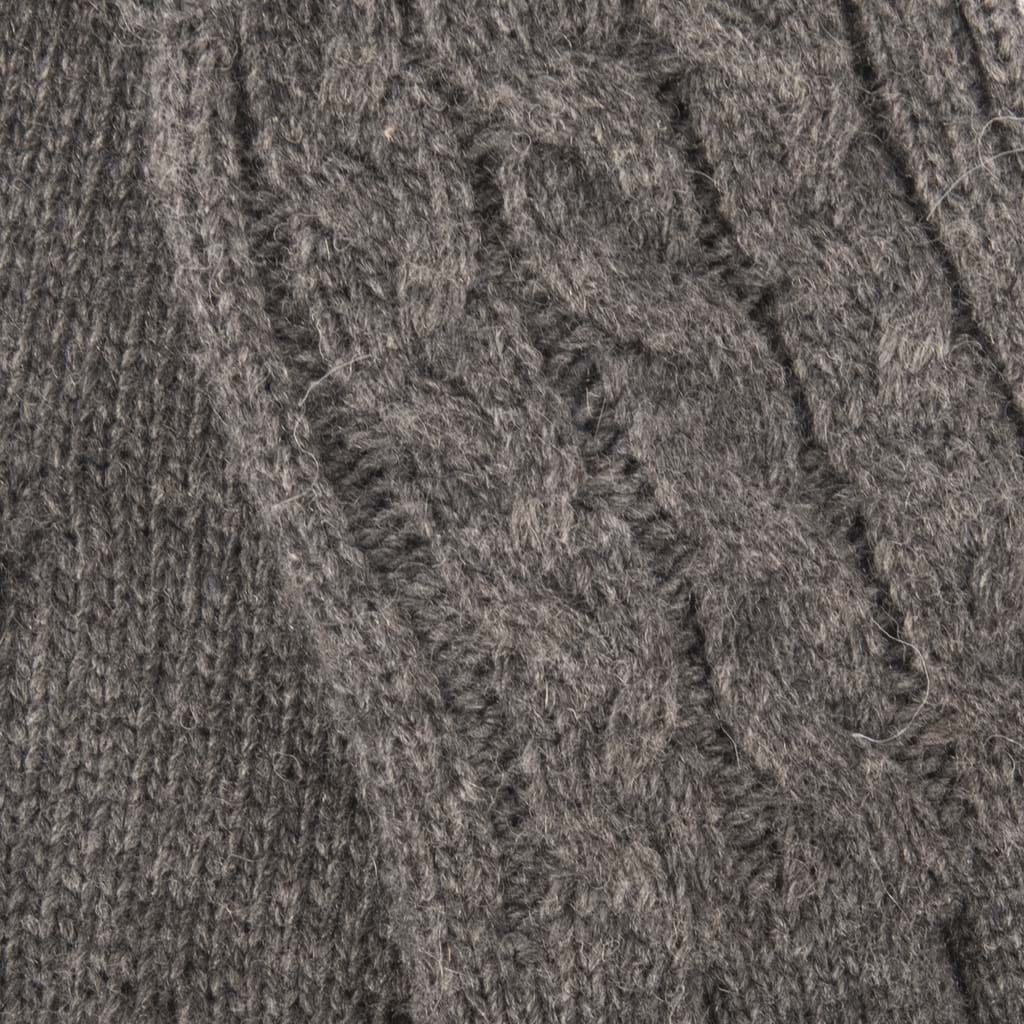 Aran Cable Cuff Fine Knit Gloves Stay Warm & Stylish with Aran Cable Cuff Fine Knit Gloves
