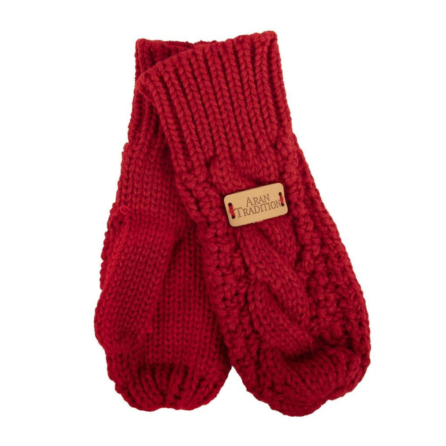 Aran Cable Knit Mittens Stay Cozy & Chic with Aran Cable Knit Mittens | Diamond Cable Design