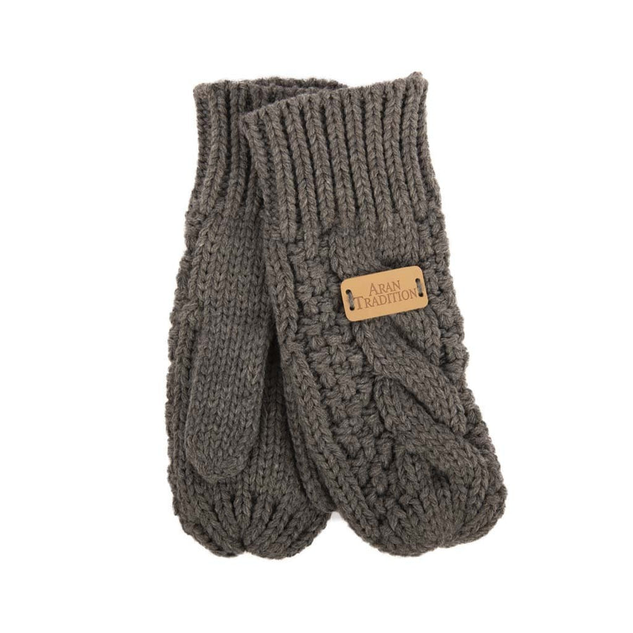 Aran Cable Knit Mittens Stay Cozy & Chic with Aran Cable Knit Mittens | Diamond Cable Design