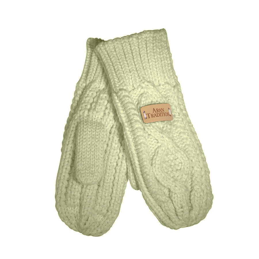 Aran Cable Knit Mittens Stay Cozy & Chic with Aran Cable Knit Mittens | Diamond Cable Design