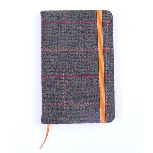 Tweed Covered Lined Notebook 