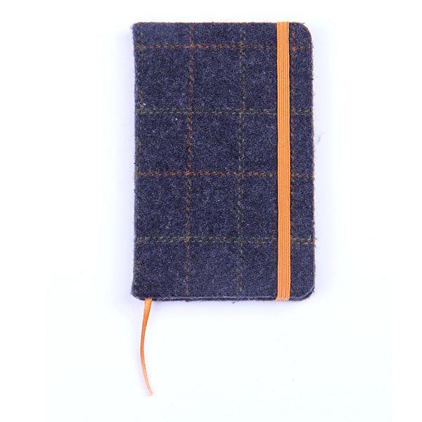 Tweed Covered Lined Notebook 