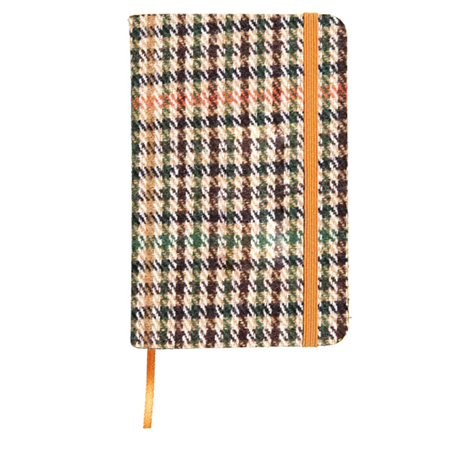 Tweed Covered Lined Notebook 