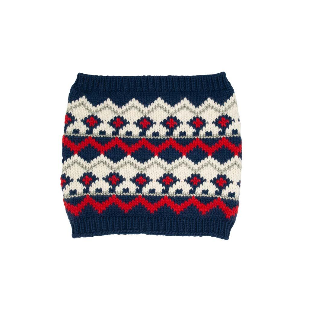Chunky Fair-Isle Neckwarmer | Cozy Knit Snood | Winter Accessories