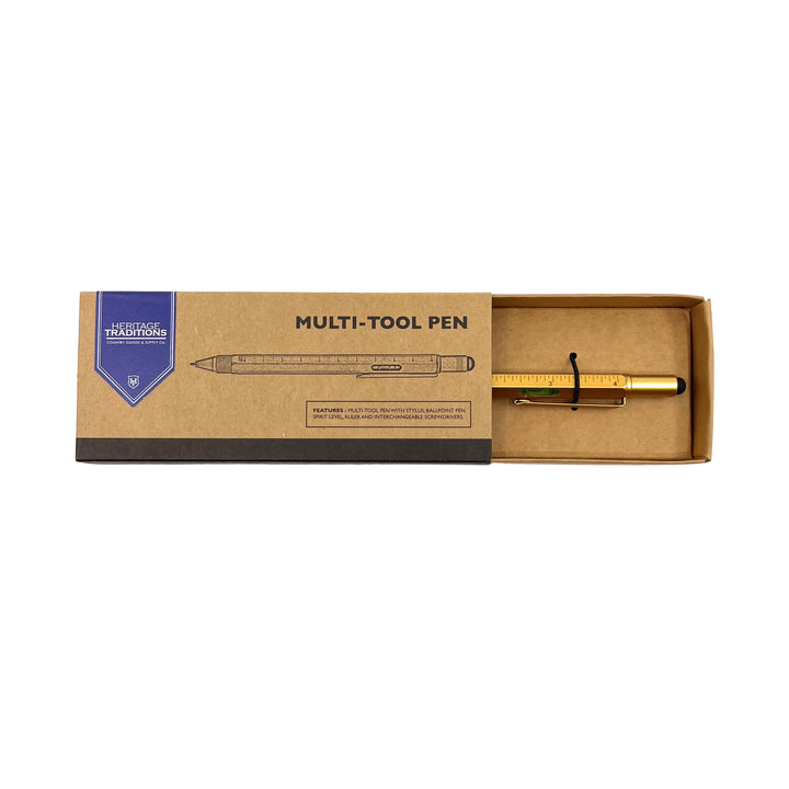 Heritage Multi Tool Pen: The Ultimate 6-in-1 DIY Companion on-the-go