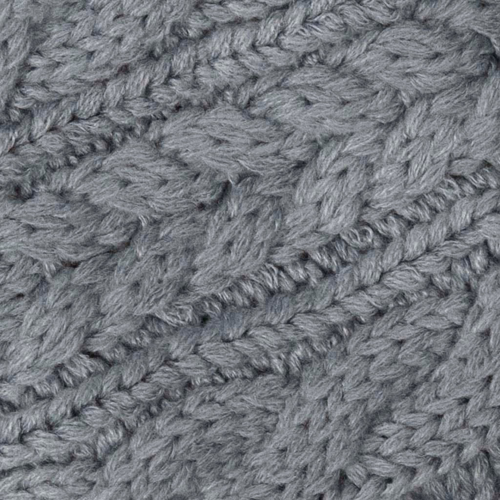 Aran Cable Button Wrap Scarf 